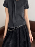 Thin Double Eyelet Belt