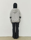Elbow Dot Heart Hood Zip-Up