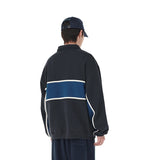DOT LOGO EMB HALF ZIP-UP