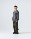 Snap Oblique Cargo Balloon Pants