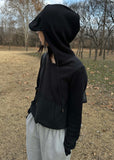 BONI V NECK HOOD