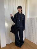 Monda Non-Fade Raw Denim Bootcut Pants