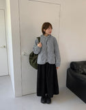 Cutle Corduroy Banding Long Skirt