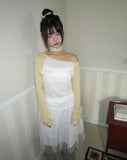 Ella Raglan One-Shoulder Long Sleeve T-Shirt