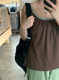 Chor Soft Round Shirring Sleeveless