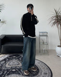 Creek Balloon Carpenter Denim Pants