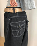 Fame Bohemian Studded Leather Belt