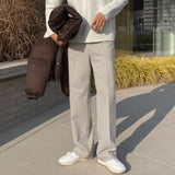 Belly wool wide slacks