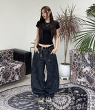 Denny Balloon Raw Denim Pants