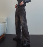 Cardis Laser Flare Denim Pants