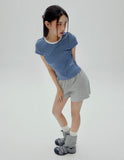 W Stripe Soft T-shirt