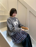 [BAONHAUS] Celts Cat Over Knit - S/S ver.