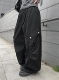 Harry Pintuck Banding Diagonal Cargo Pants