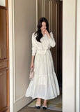 Elvia Lace Surgical Tiered Banding Skirt