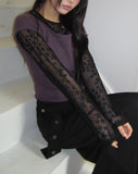 Rodick Star See-Through Long Sleeve T-Shirt