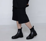 Semi Wide Bermuda Cargo Banding Slacks
