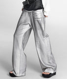 Muddy Cotton Wide Pants
