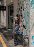 Ozzy Dirty Vintage Wide Denim Pants