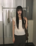 Vintage Leather Wide Strap Crossbody Bag