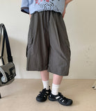 Teles Nylon Banding Cargo Bermuda Pants
