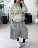 DF Pintuck Bermuda Pants