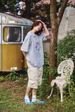 Peach Summer Pigment Short Sleeve Tee