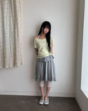 Wakin Frill Midi Skirt