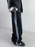Liu Washed Maxi Black Jeans
