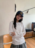 Himm Modal Round Long Sleeve Tee