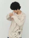 VINTAGE OF STAR Henley Neck Long Sleeve T-Shirt