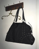 Philan Nylon Stud Big Shoulder Bag