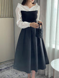 Mello Pintuck Flare Long Skirt