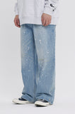 SPLASH PAINTING DENIM PANTS