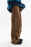 Sihora snap cargo parachute pants