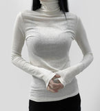 Naco Angora Turtleneck Tee