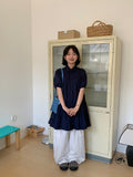 Mittens Tiered Shirt Short Sleeve One Piece