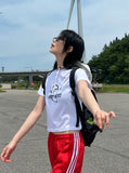 MUSIC HALF CROP T