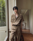 Saffy Linen Two Pocket Crop Jacket