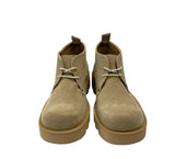 Sand Suede Middle Loafers