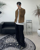 Eto Wide Black Cotton Pants