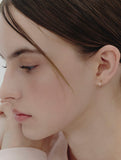 Truly Essence 14K Cross Pave Earrings