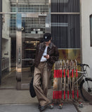 Sand Daisy Corduroy Bootcut Pants