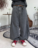 Radiel Snap Wide Denim Pants