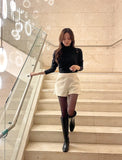 Merbo Tweed A-Line Short Pants