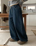 Amohi Brushed Denim Pants