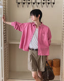 Lucy Pigment Crop Shirt