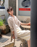 Harbor Stripe Linen Shirt