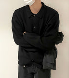 Mons collar knit cardigan