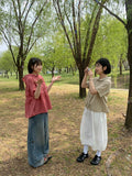 [BAONHAUS] Rildi Line Banding Balloon Long Skirt