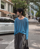 Lea Cut-Off Boat Neck Knit